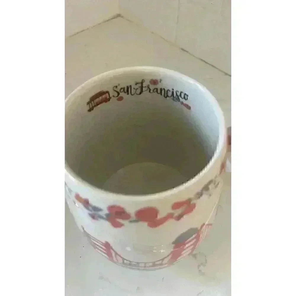 World Market Collectible San Francisco Large Mug, Golden Gate, City Scene